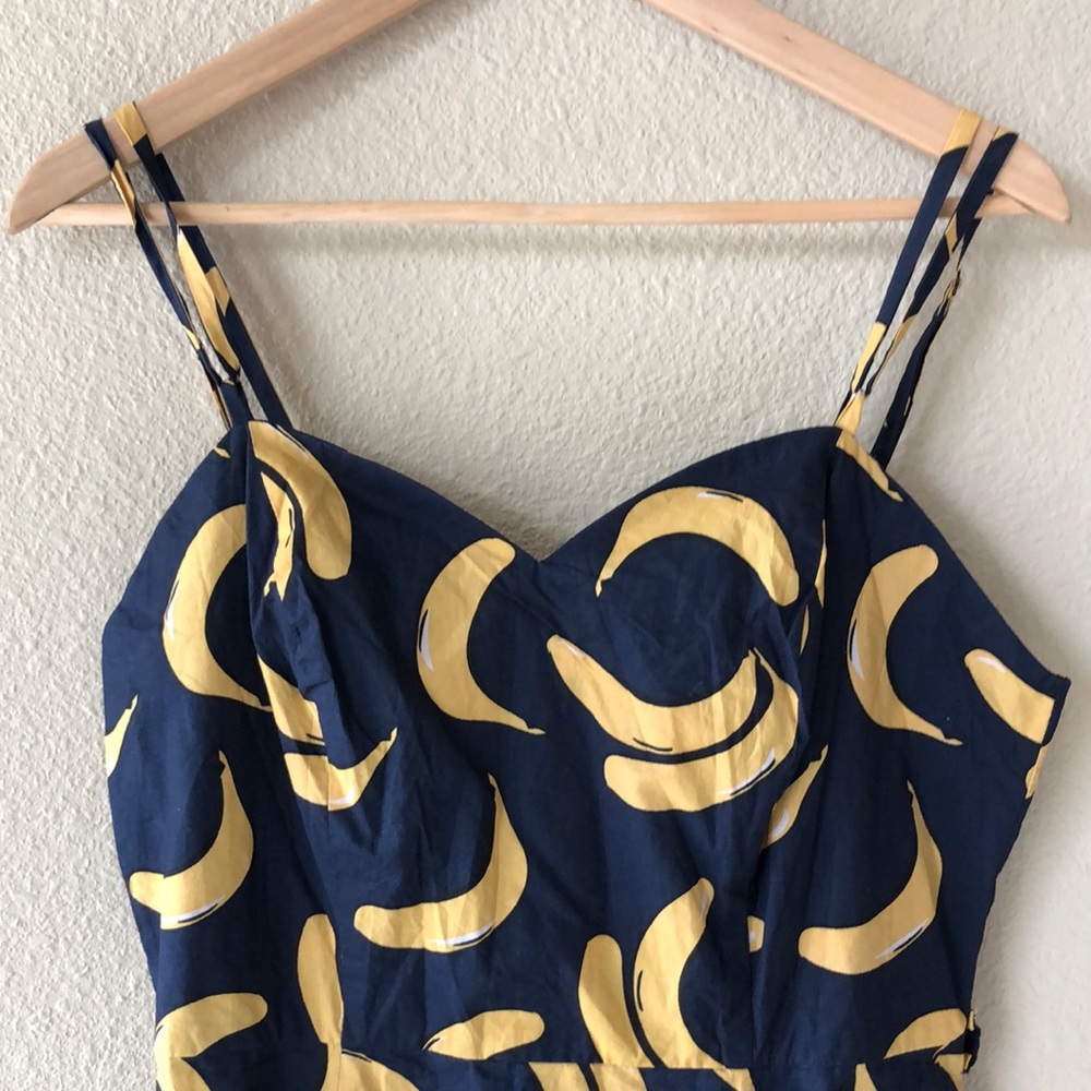 Vintage Aida Zak Banana Swing Dress Size XL - Picture 5 of 7